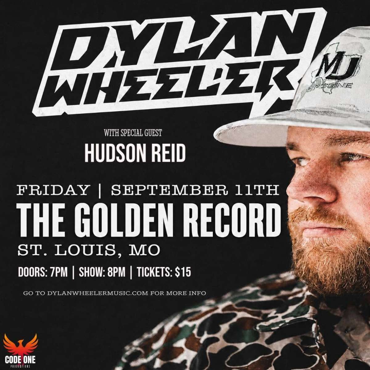 Dylan Wheeler w/ Hudson Reid Mcfall