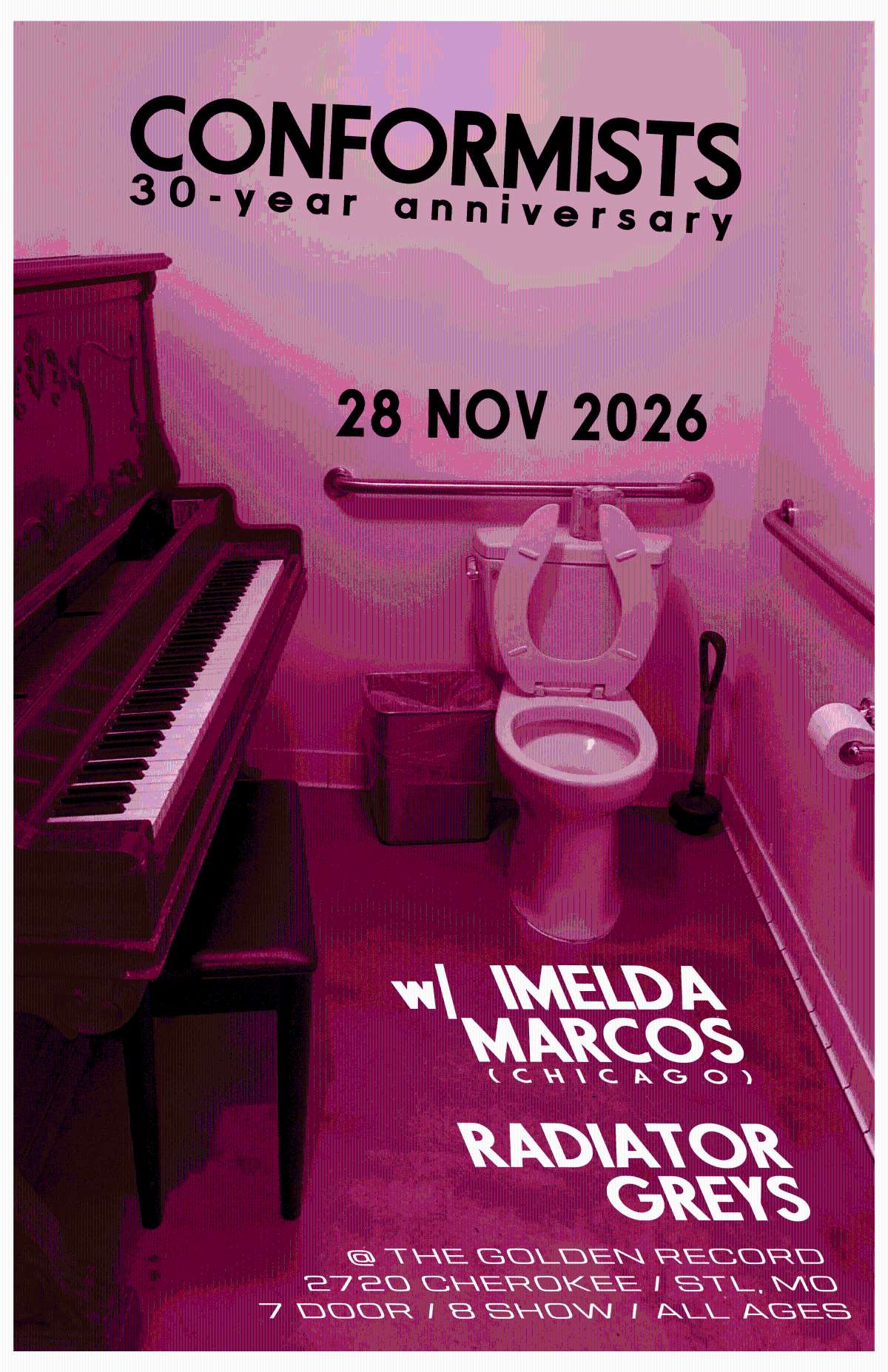 The Conformists 30th Anniversary Feat. Imelda Marcos and Radiator Greys