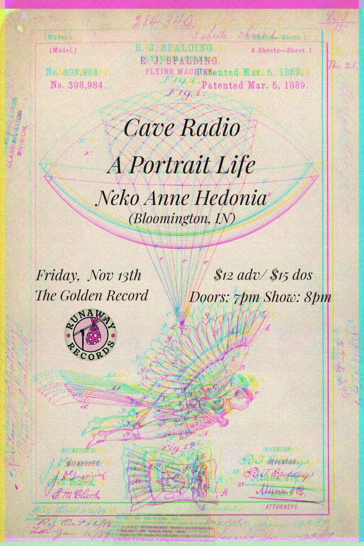Cave Radio, A Portrait Life + Neko Anne Hedonia (IN)